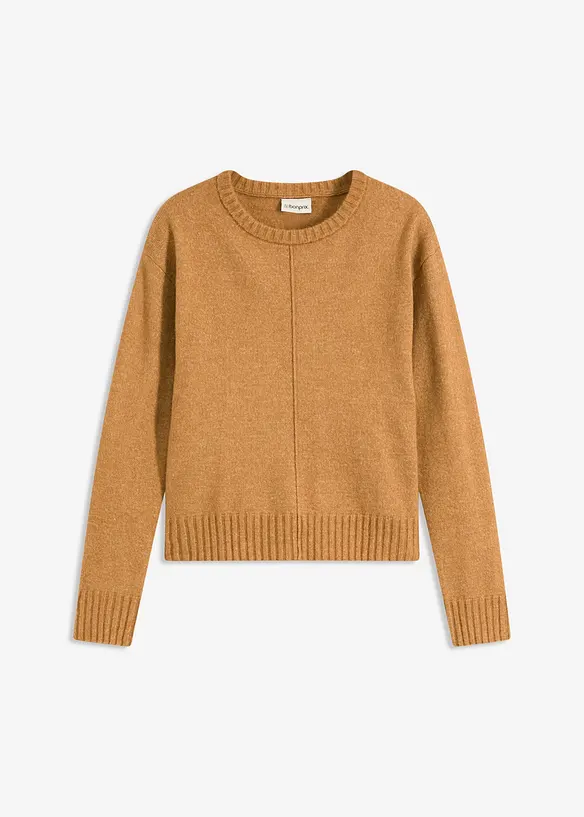 Pullover in braun von vorne - bonprix