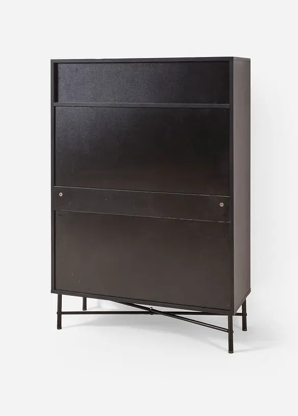 Dielen Kommode in schwarz von hinten - bonprix