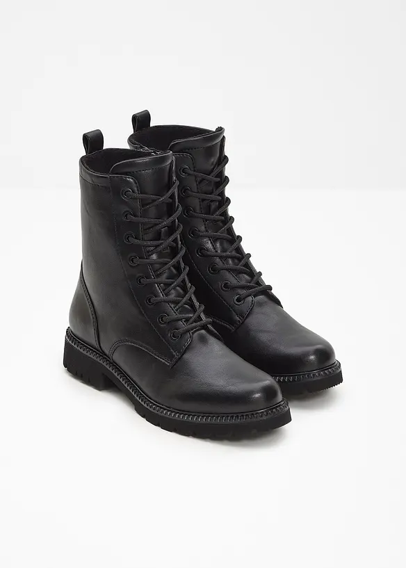 Tamaris Schnürboots in schwarz - Tamaris