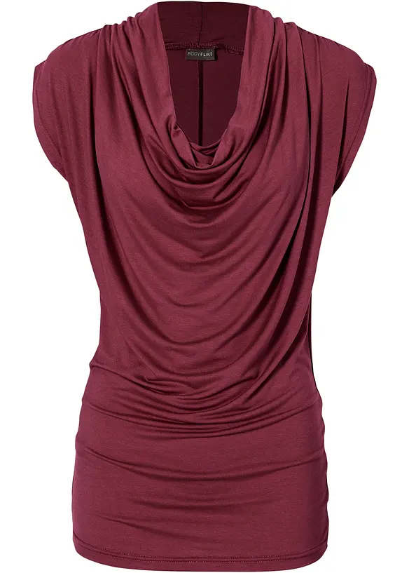 Shirt aus Viskose-Mix in rot - bonprix