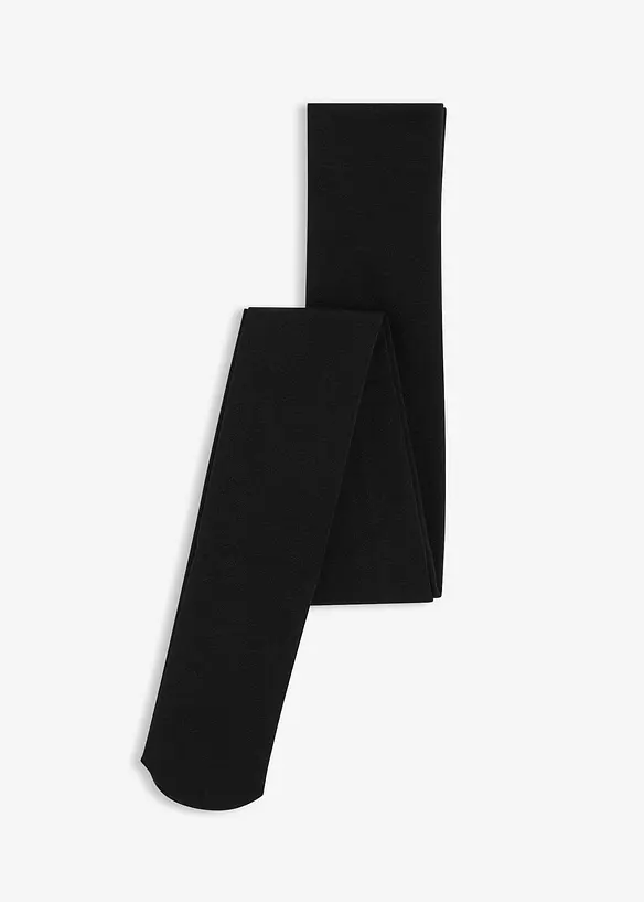 Thermostrumpfhose mit softem Fleece 150 DEN in schwarz von vorne - bonprix