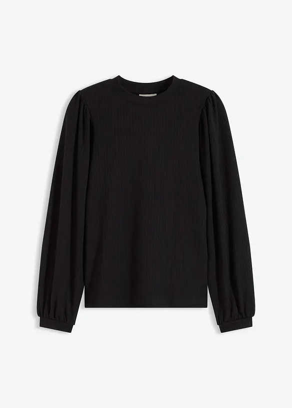 Shirt in schwarz von vorne - bonprix
