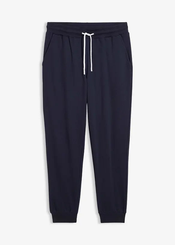 Jogginghose in Regular Fit in blau von vorne - bonprix