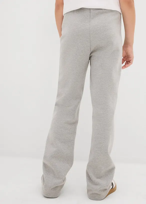 Jogginghose aus reiner Bio-Baumwolle (2er Pack) in schwarz von hinten - bonprix
