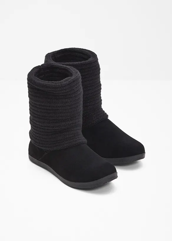 Winter Stiefel in schwarz - bonprix