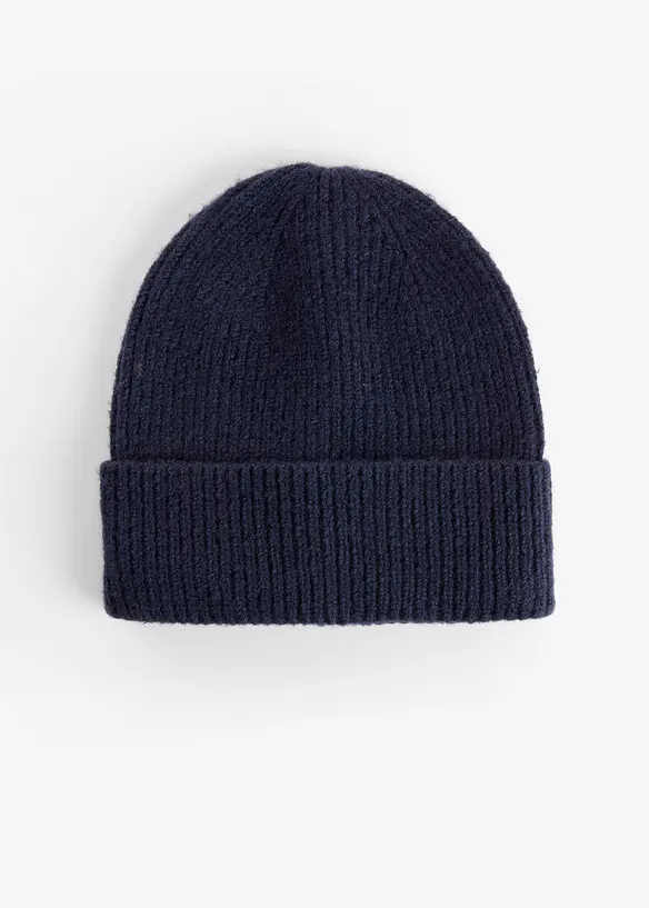 Mütze in blau von vorne - bonprix