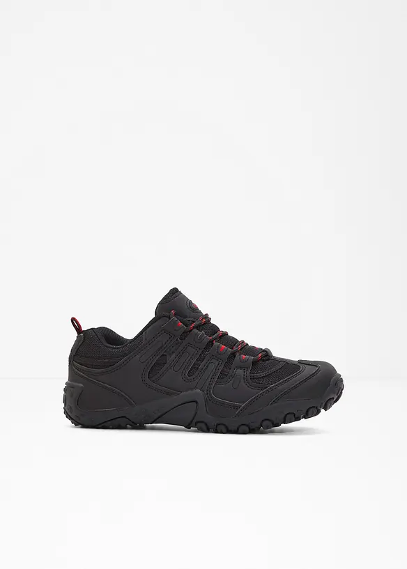 Trekkingschuh in schwarz von vorne - bonprix
