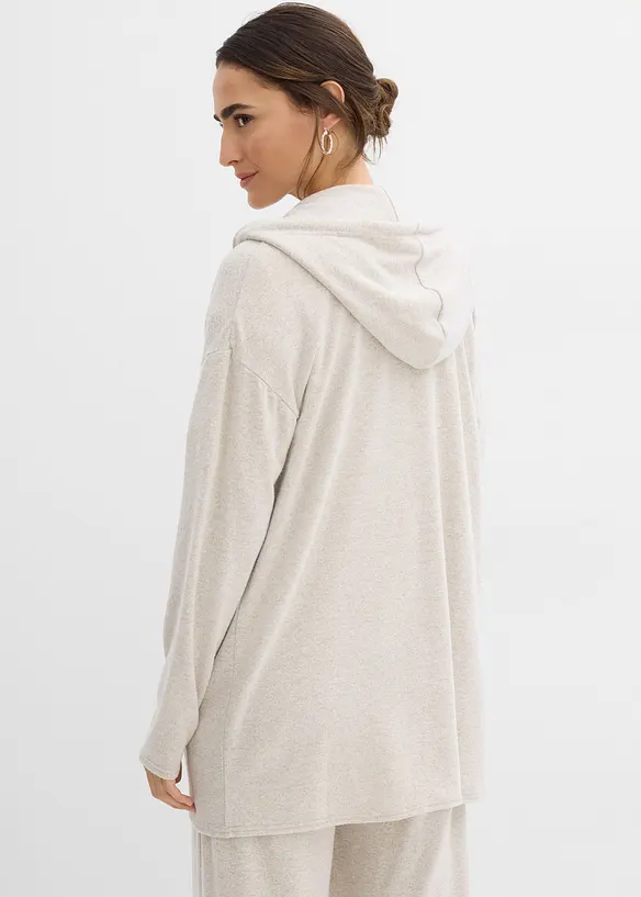 Shirtjacke in beige von hinten (im Anschnitt) - bonprix Shirtjacke in beige von hinten (im Anschnitt) - bonprix