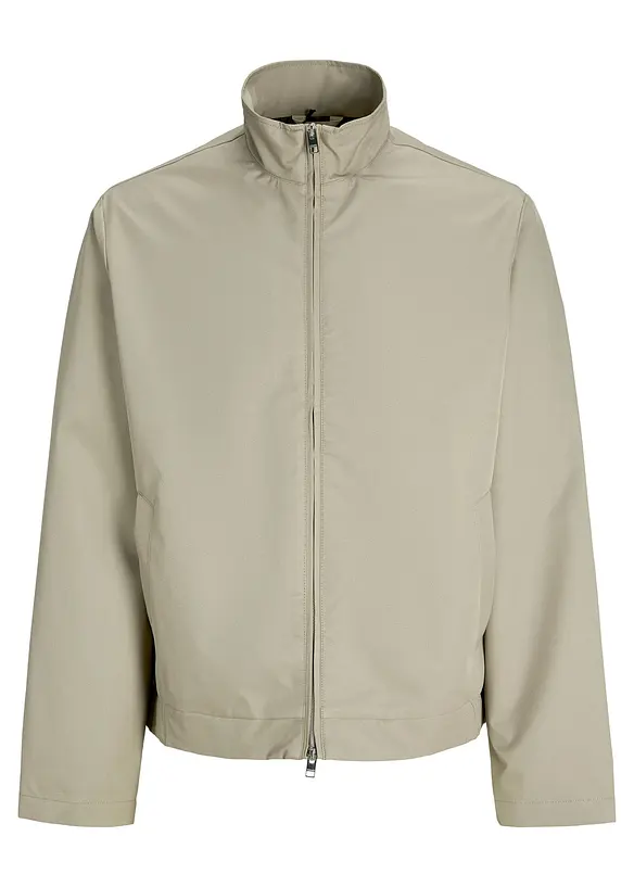 JJ REBEL Übergangsjacke in Regular Fit in beige von vorne - JJ REBEL
