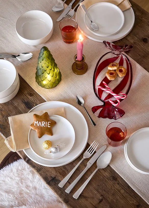 Boltze Glas-Schale in Bonbonform in rot (Ambiente) - Boltze Home Collections