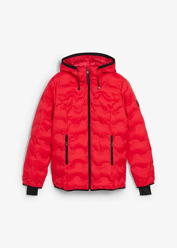 wasserabweisende, ultraleichte Funktions-Jacke in rot von vorne - bonprix