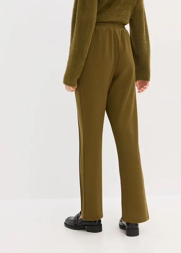 Scuba-Sweathose aus softem Viskose-Mix in grün von hinten - bonprix Scuba-Sweathose aus softem Viskose-Mix in grün von hinten - bonprix