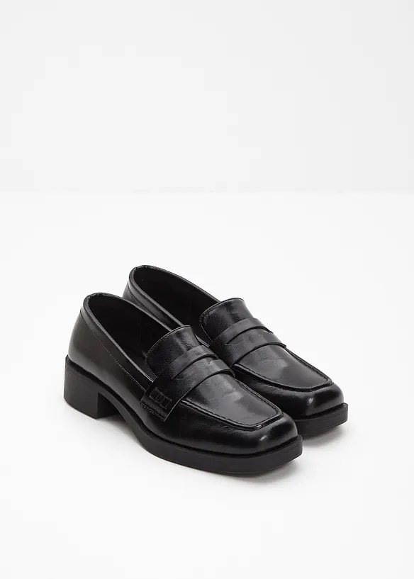 Chunky Loafer in schwarz - bonprix