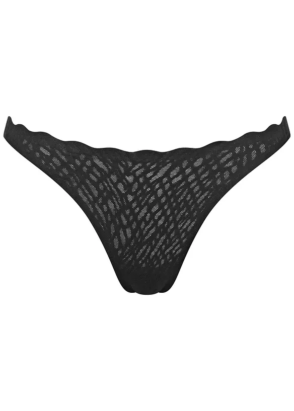 sloggi ZERO Feel Bliss String in schwarz von vorne - Sloggi