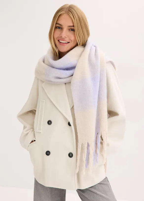 Schal in beige von vorne (im Anschnitt) - bonprix