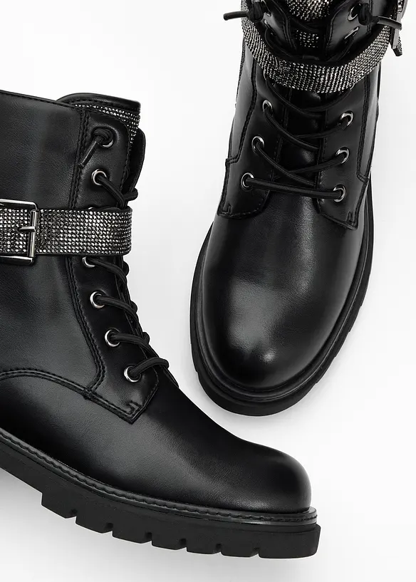 Marco Tozzi by Guido Maria Kretschmer Schnürboots in schwarz - Marco Tozzi