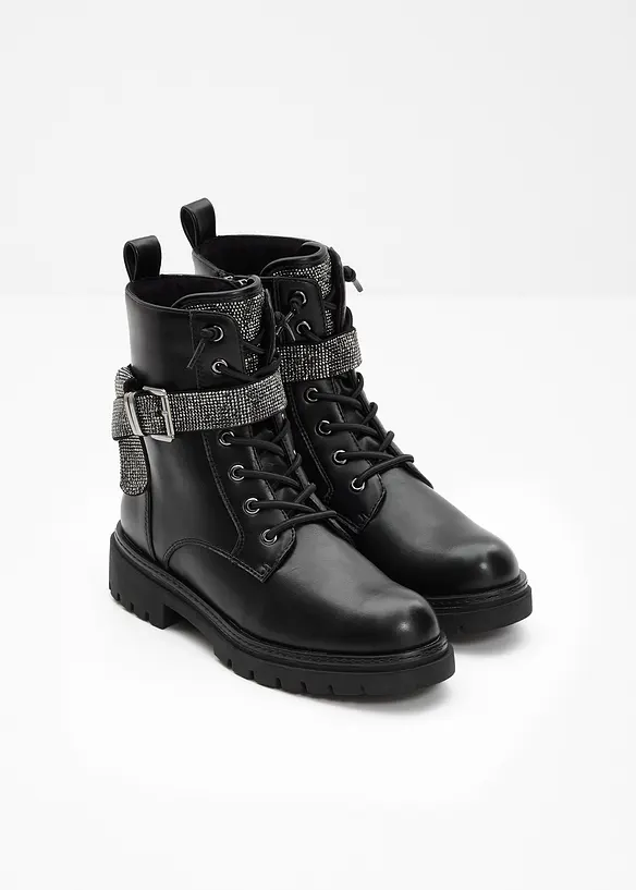 Marco Tozzi by Guido Maria Kretschmer Schnürboots in schwarz - Marco Tozzi