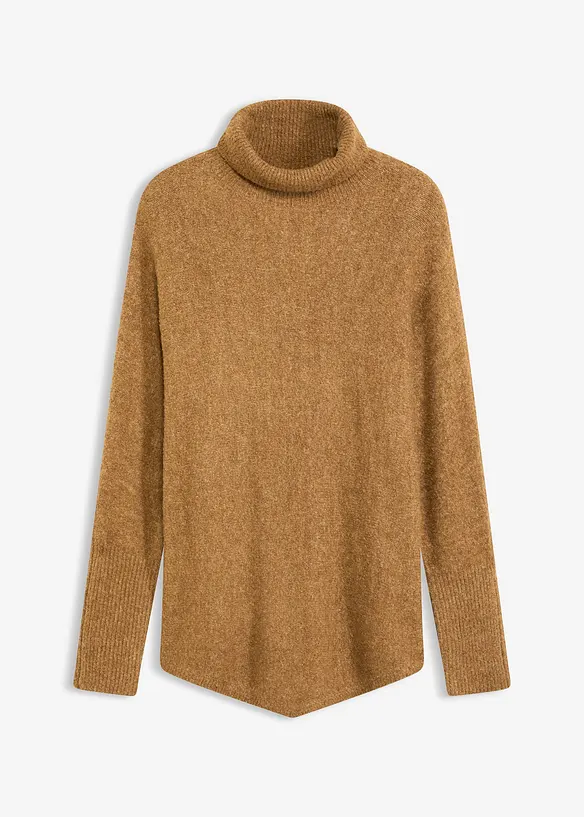 Oversize-Pullover in braun von vorne - bonprix