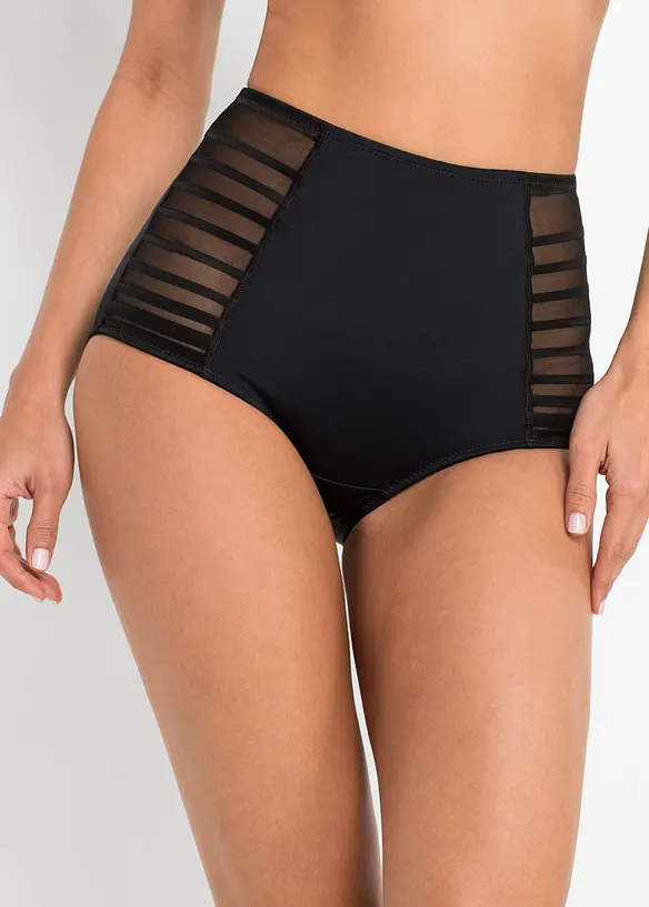 Medium Shape Slip in schwarz von vorne - bonprix