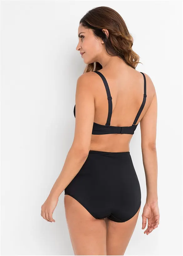 Medium Shape Slip in schwarz von hinten - bonprix