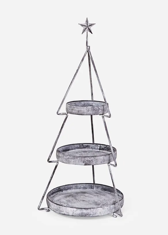 Etagere in silber von vorne - bonprix