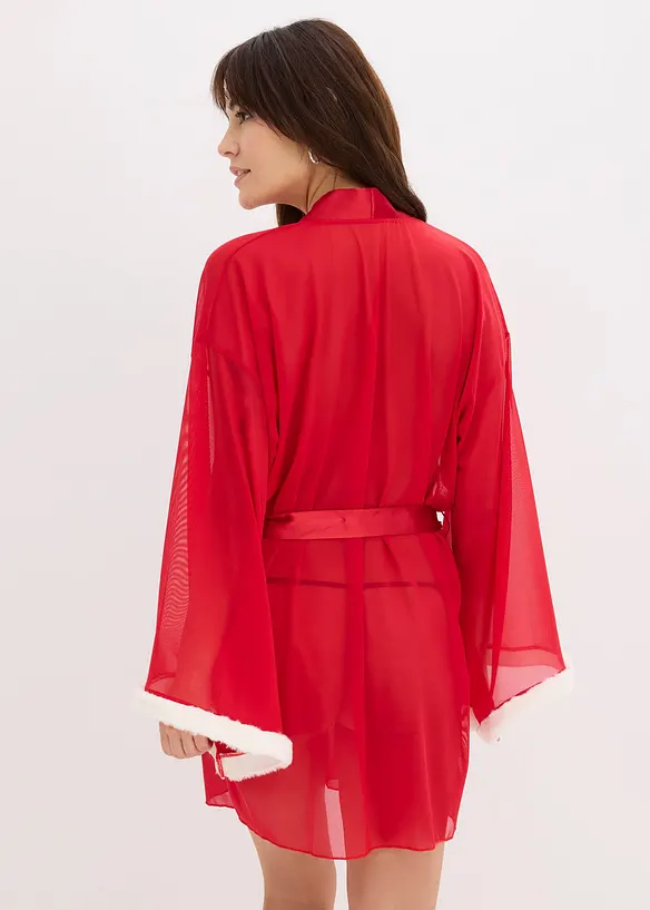 Kimono in rot von hinten (Totalaufnahme) - bonprix