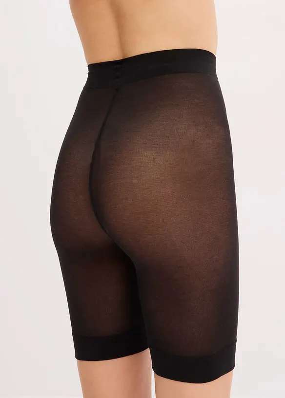 Anti-Scheuer Radler 50 DEN in schwarz von hinten - bonprix