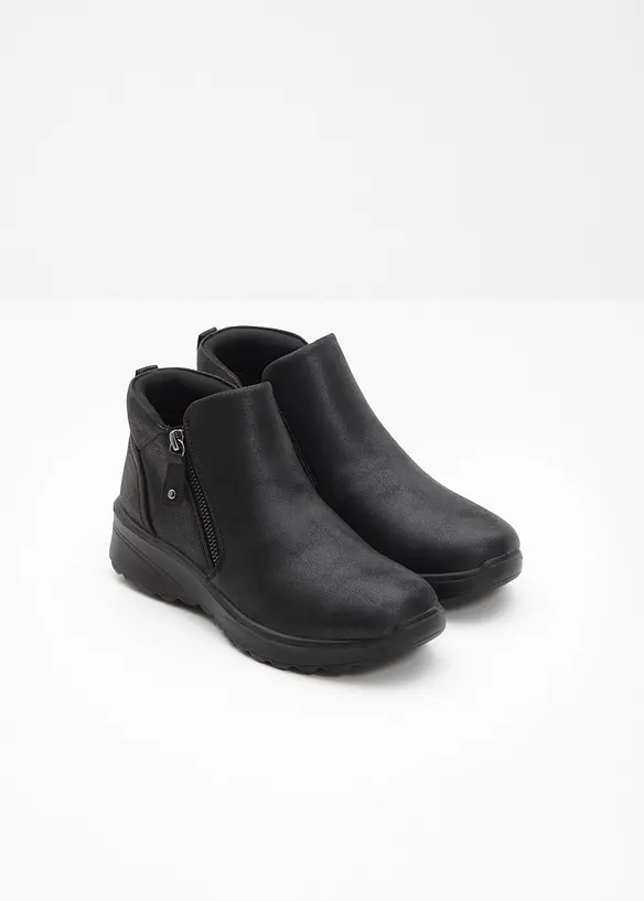 Skechers Boots mit Reißverschluss in schwarz - Skechers