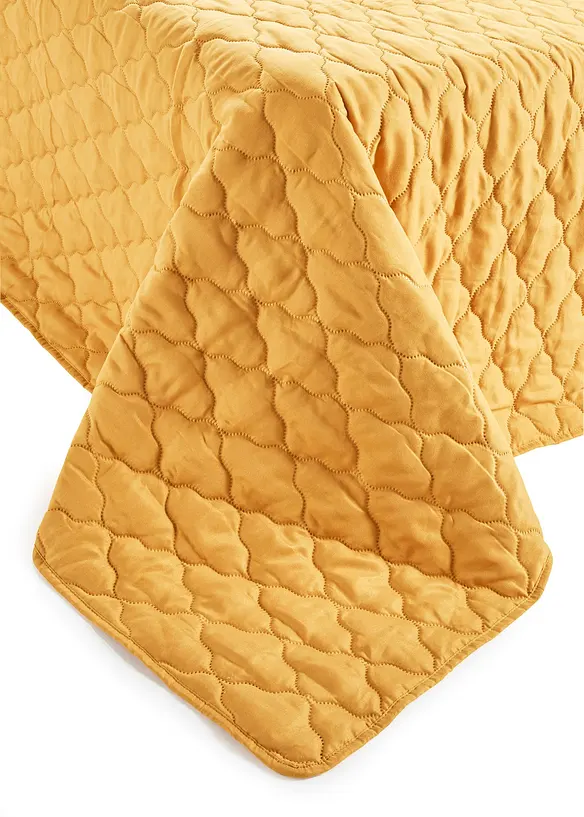 Tagesdecke mit Steppung in gold (Detailaufnahme) - bonprix