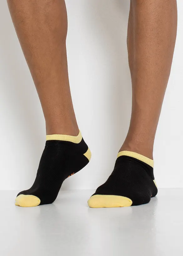 Sneaker Socken Wochentage (8er Pack) mit Bio-Baumwolle in schwarz - bonprix