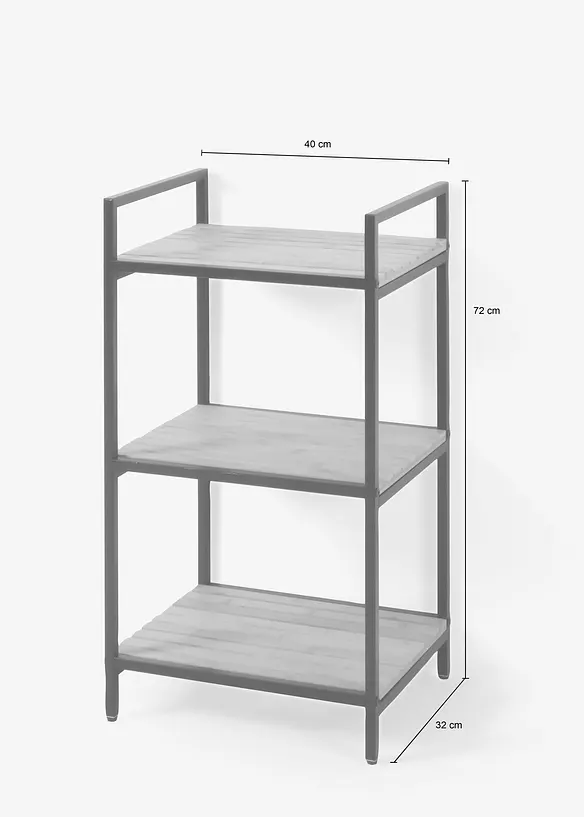 Bambus Regal in beige - bonprix