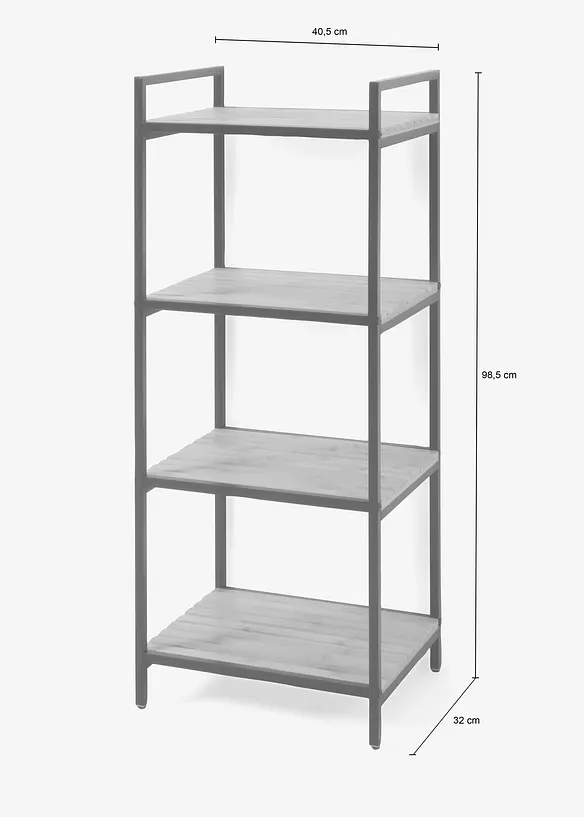 Bambus Regal in beige - bonprix