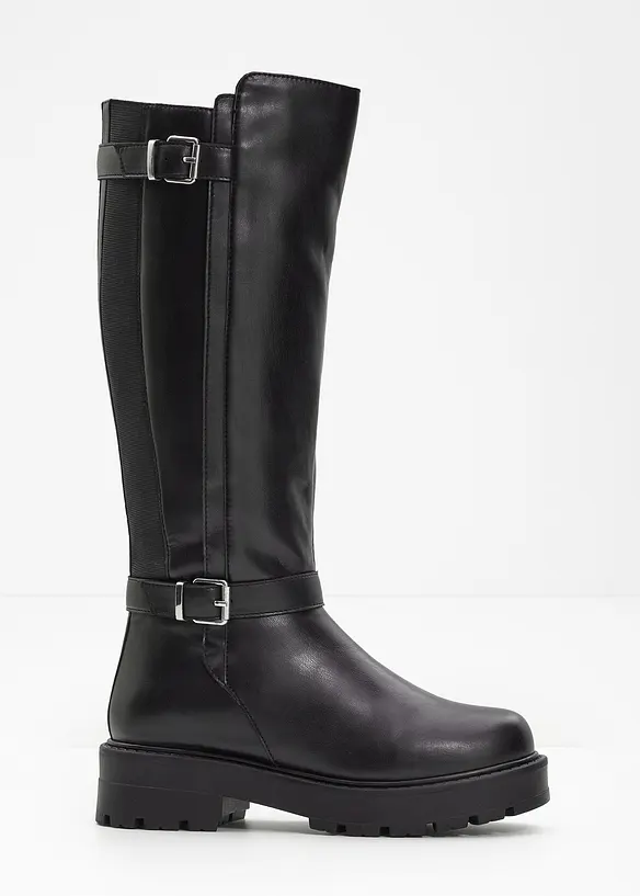 Plateau-Stiefel in schwarz - bonprix