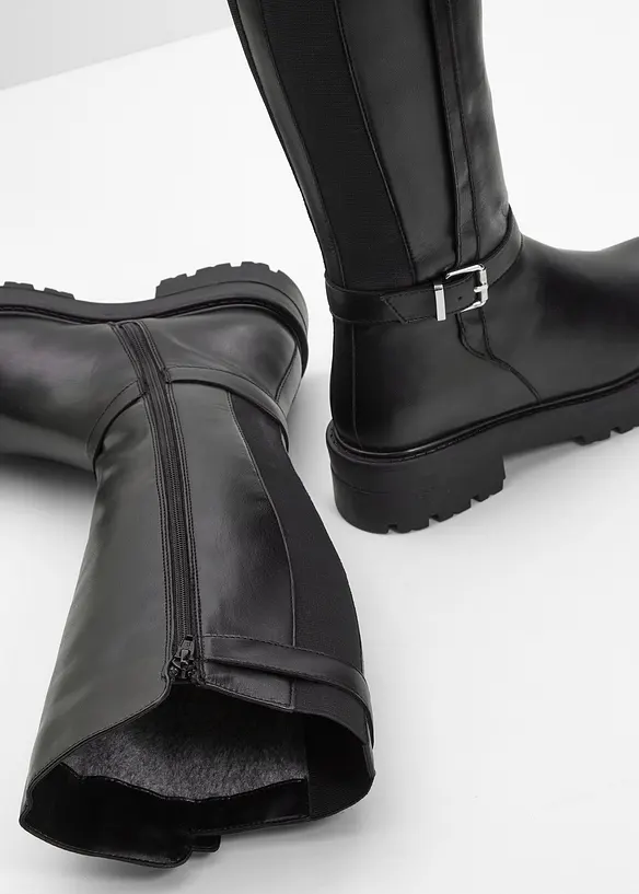 Plateau-Stiefel in schwarz - bonprix