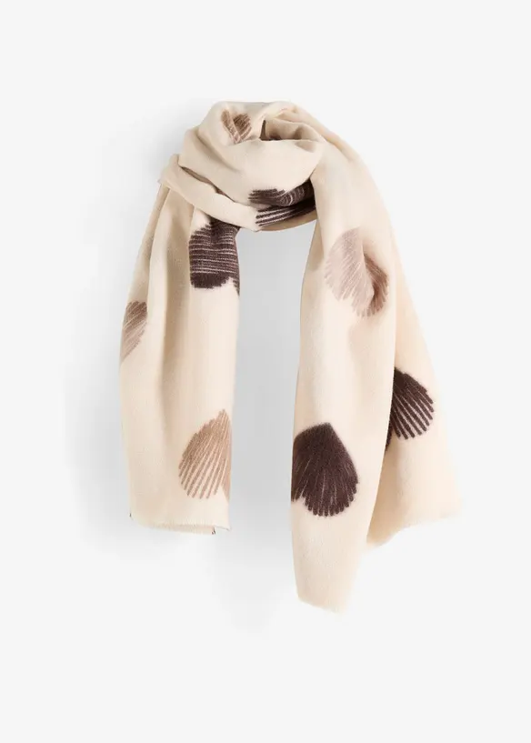 Schal in beige von vorne - bonprix