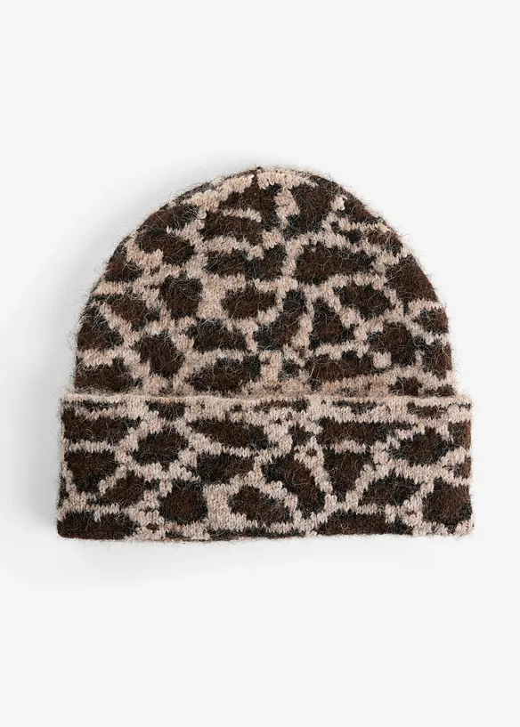Mütze in beige von vorne - bonprix