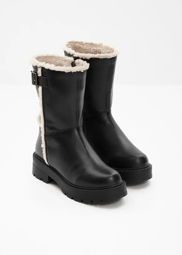Stiefel in schwarz - bonprix
