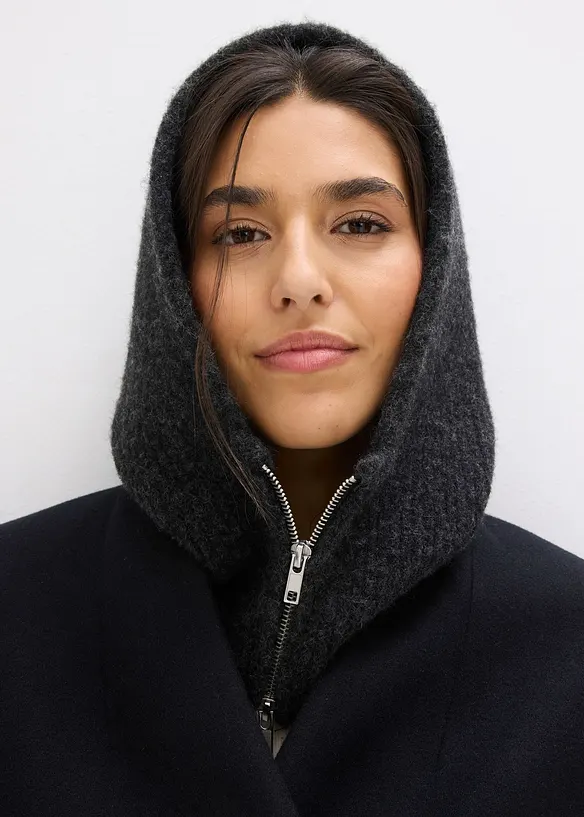 Balaclava in grau von vorne (im Anschnitt) - bonprix