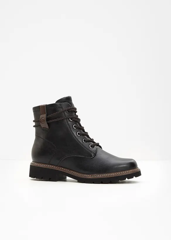 Tamaris Schnürboots in schwarz - Tamaris
