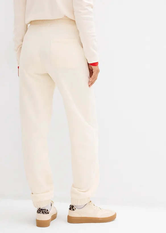 Sweathose aus reiner Baumwolle in beige von hinten - bonprix Sweathose aus reiner Baumwolle in beige von hinten - bonprix