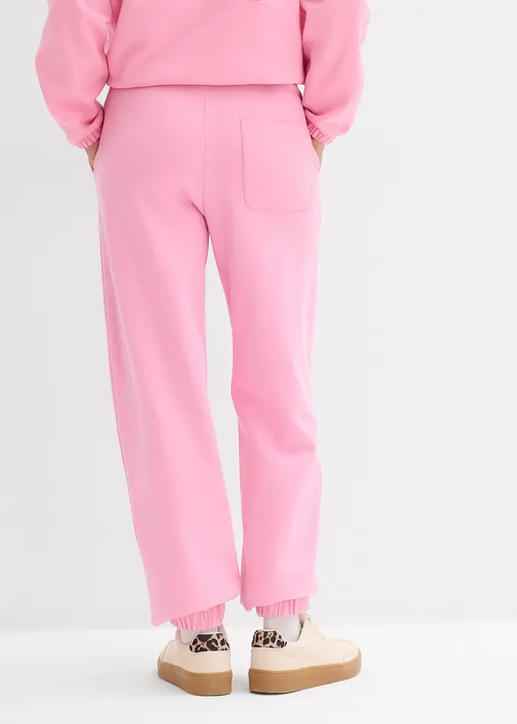 Sweathose aus reiner Baumwolle in rosa von hinten - bonprix Sweathose aus reiner Baumwolle in rosa von hinten - bonprix
