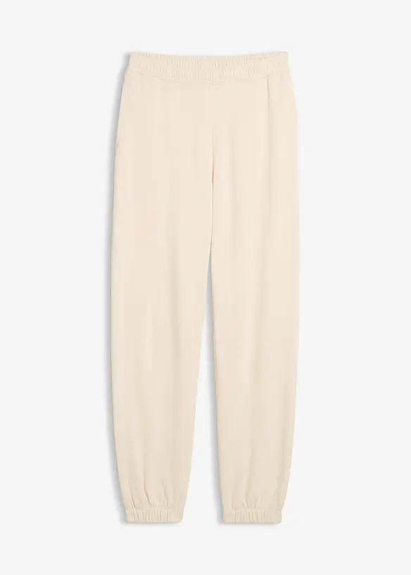 Sweathose aus reiner Baumwolle in beige von vorne - bonprix Sweathose aus reiner Baumwolle in beige von vorne - bonprix