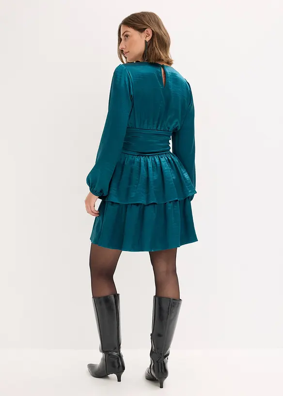Minikleid in petrol von hinten (Totalaufnahme) - bonprix Minikleid in petrol von hinten (Totalaufnahme) - bonprix