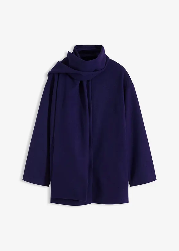 Jacke in blau von vorne - bonprix