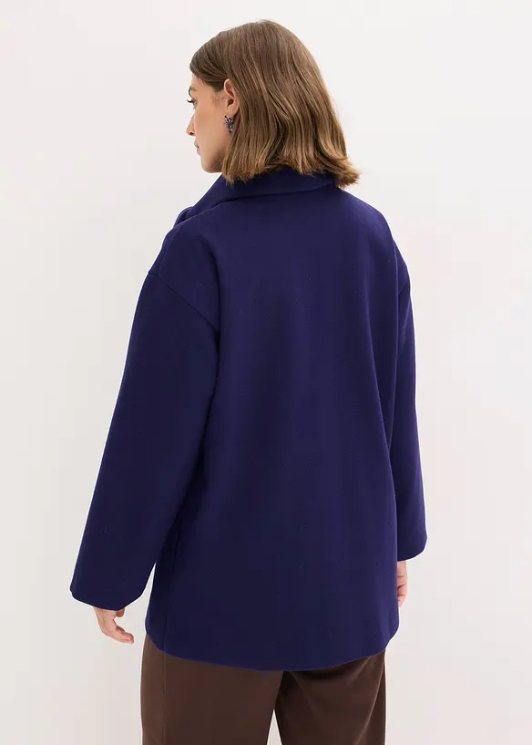 Jacke in blau von hinten (im Anschnitt) - bonprix