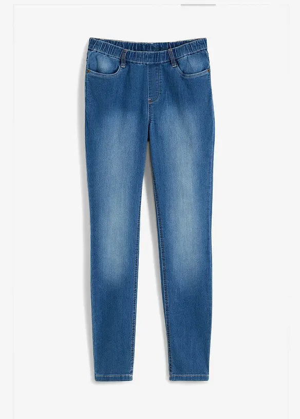 Jeggings in blau von vorne - bonprix Jeggings in blau von vorne - bonprix