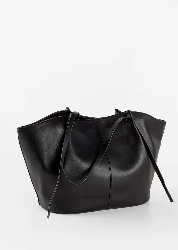 Shopper in schwarz von hinten - bonprix