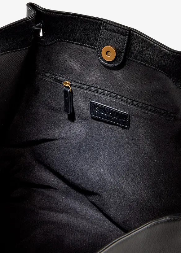 Shopper in schwarz geöffnet - bonprix