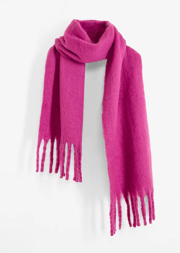 XXL Schal in lila von vorne - bonprix