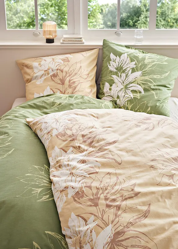 Linon-Bettwäsche in beige (Ambiente) - bonprix